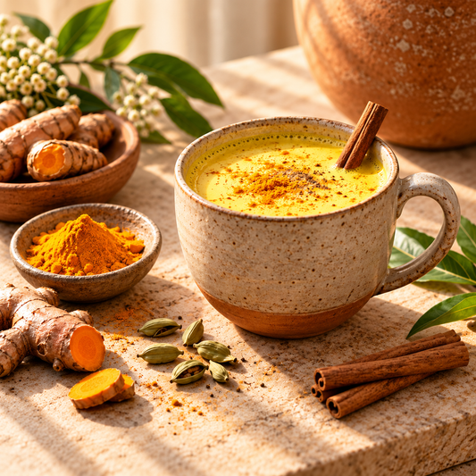 Golden Turmeric Milk: A Nourishing Ayurvedic Ritual for Skin and Wellbeing