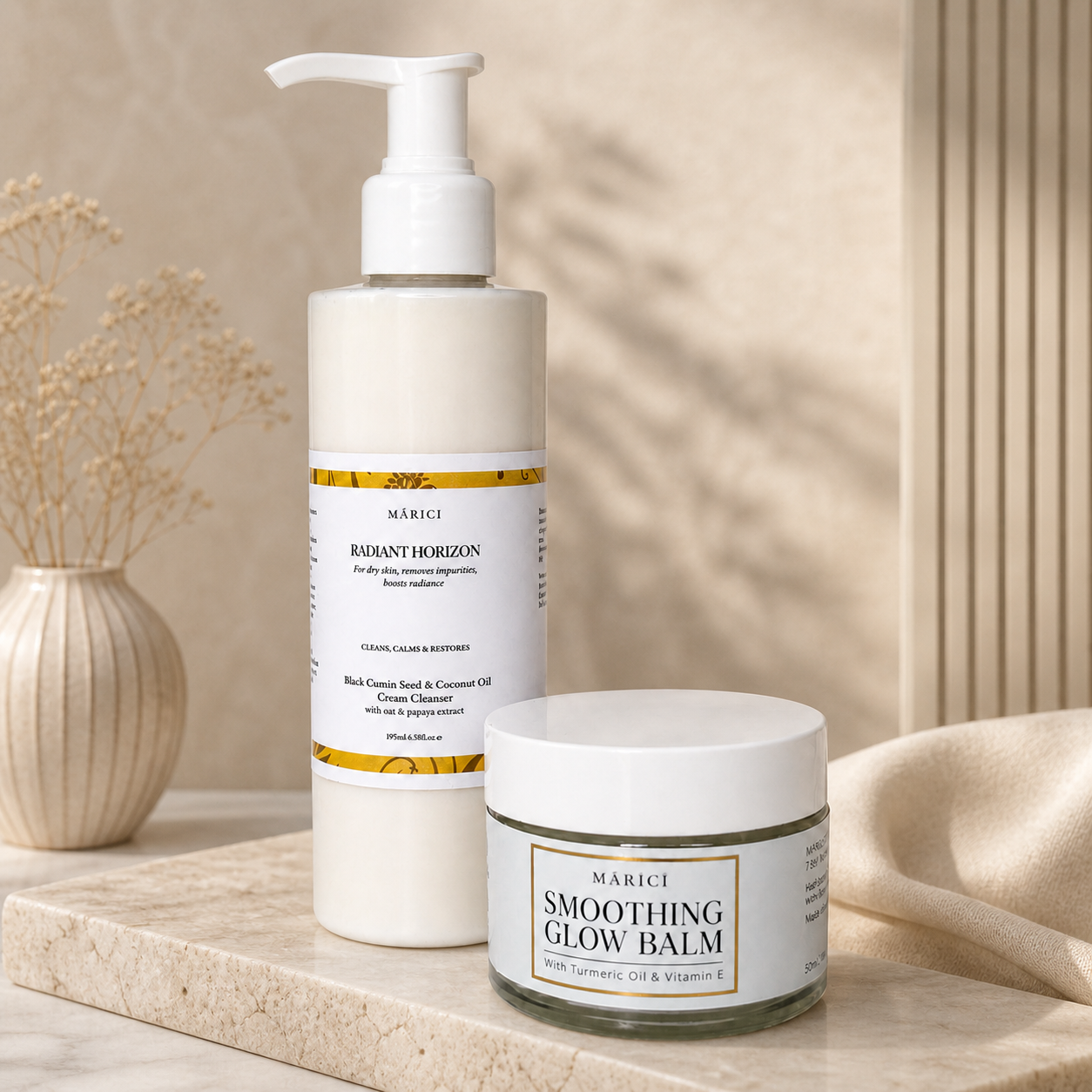 Cream Cleanser & Multipurpose Balm Duo